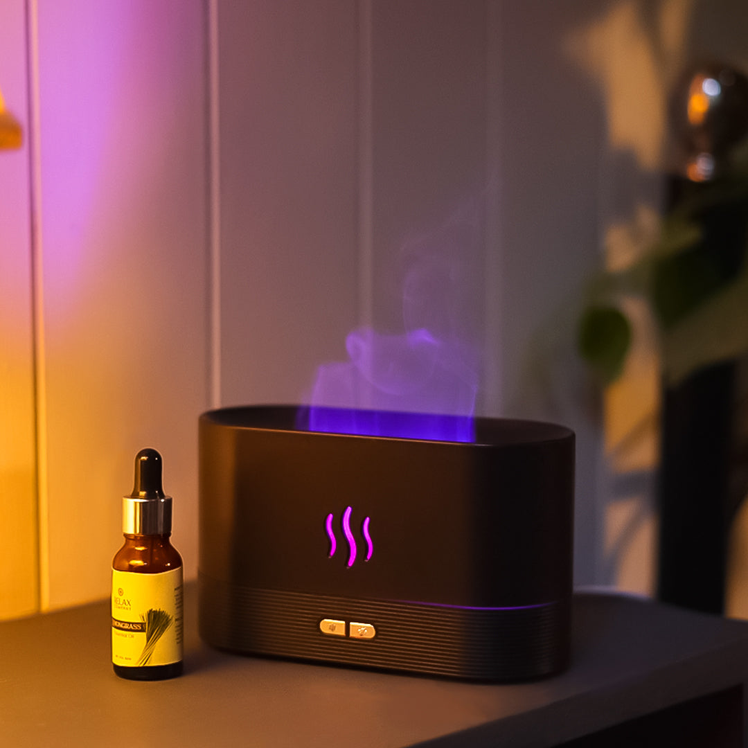 Flame Light Humidifier With 7 Colors