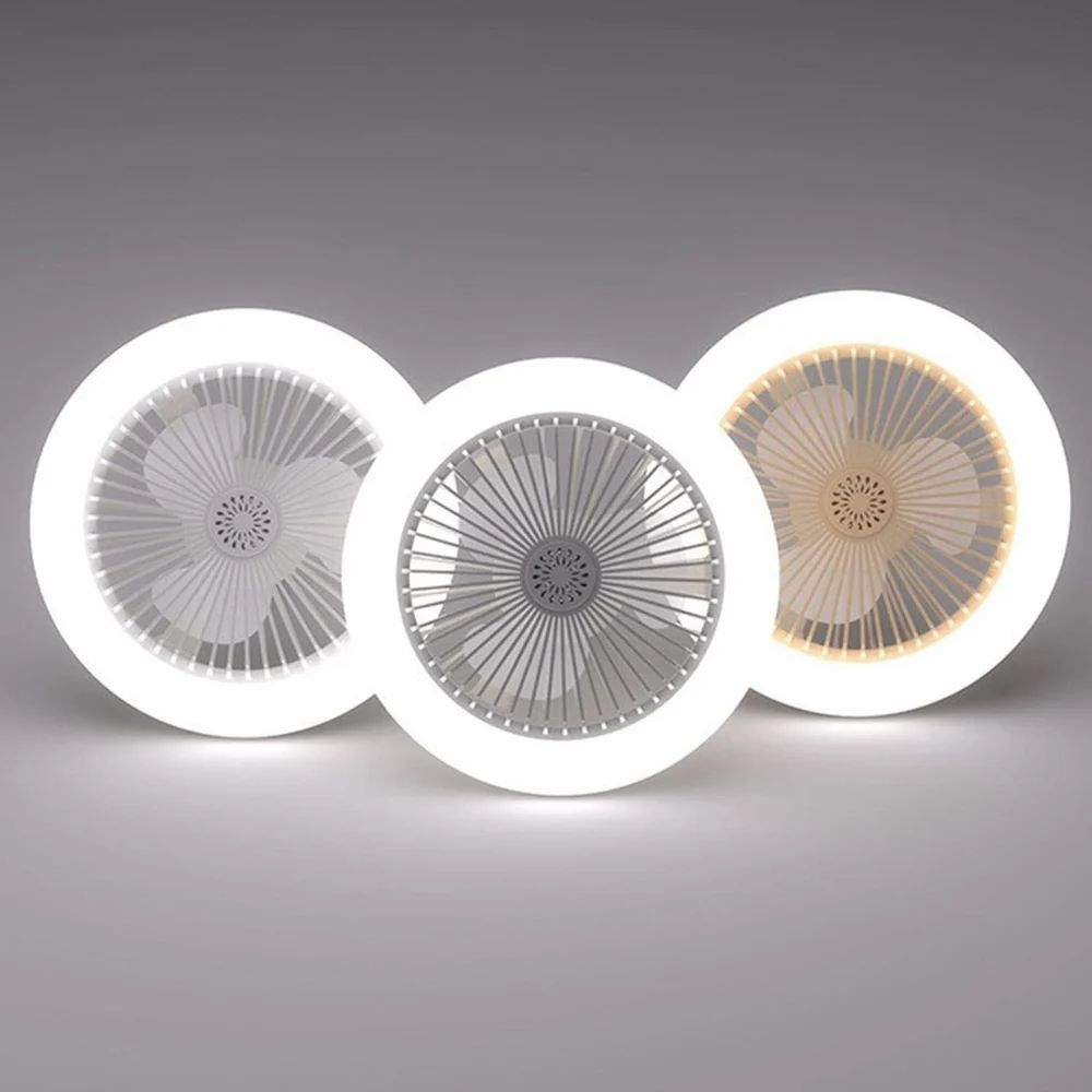 Remote Controlled 3 Blades Ceiling Fan with Light