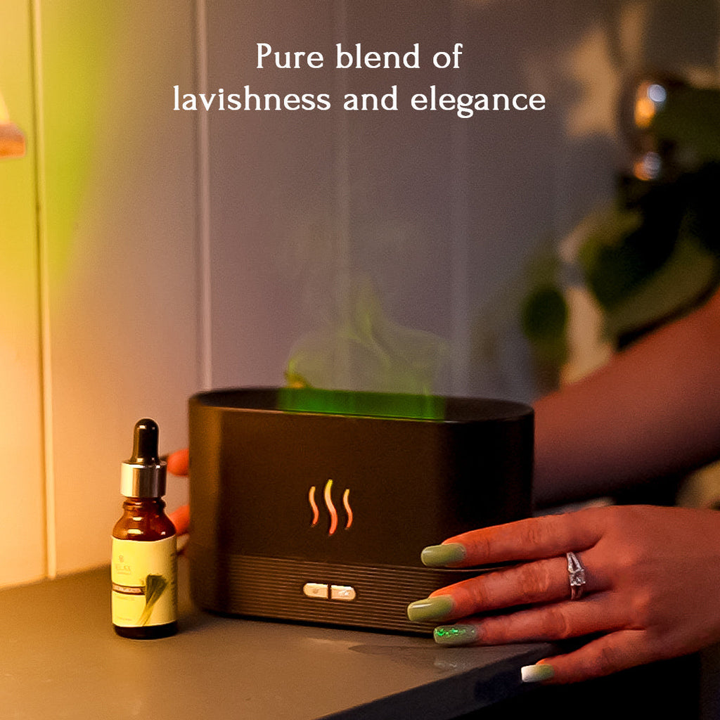 Flame Light Humidifier With 7 Colors