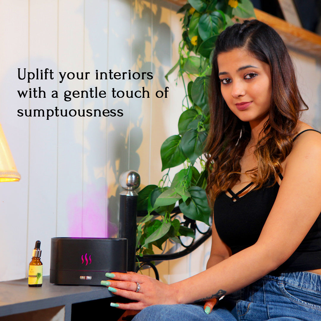Flame Light Humidifier With 7 Colors