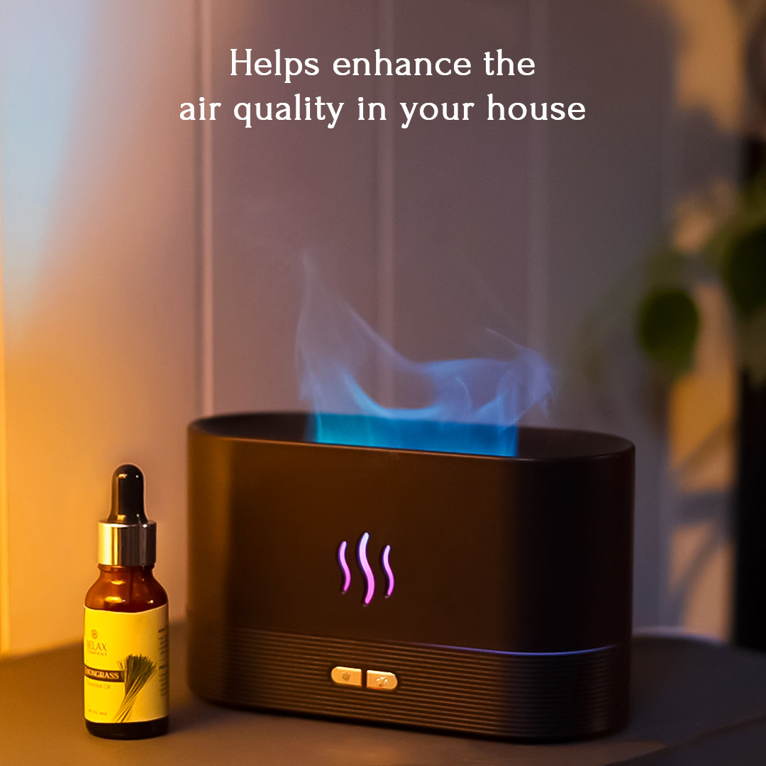 Flame Light Humidifier With 7 Colors