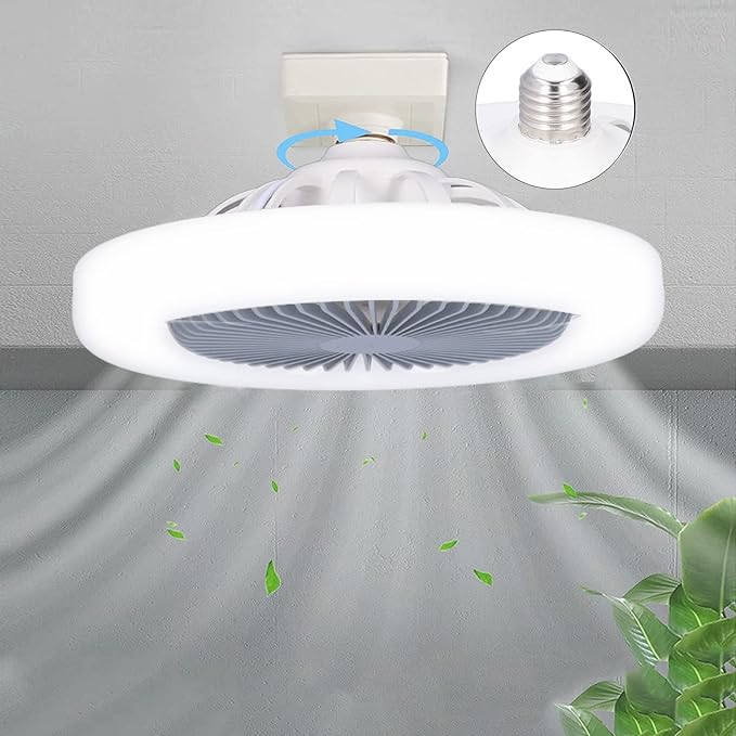 Remote Controlled 3 Blades Ceiling Fan with Light