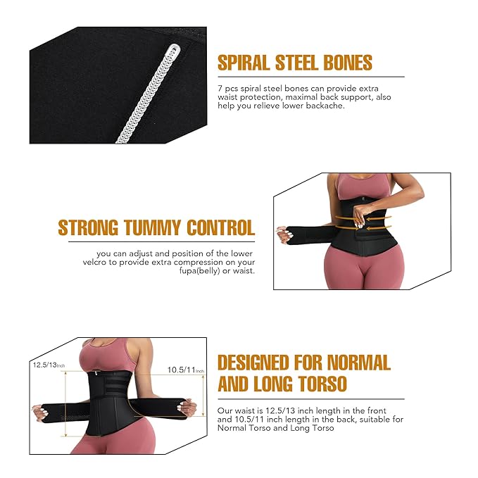 Lower Belly Fat Corset Waist Trainer Belt
