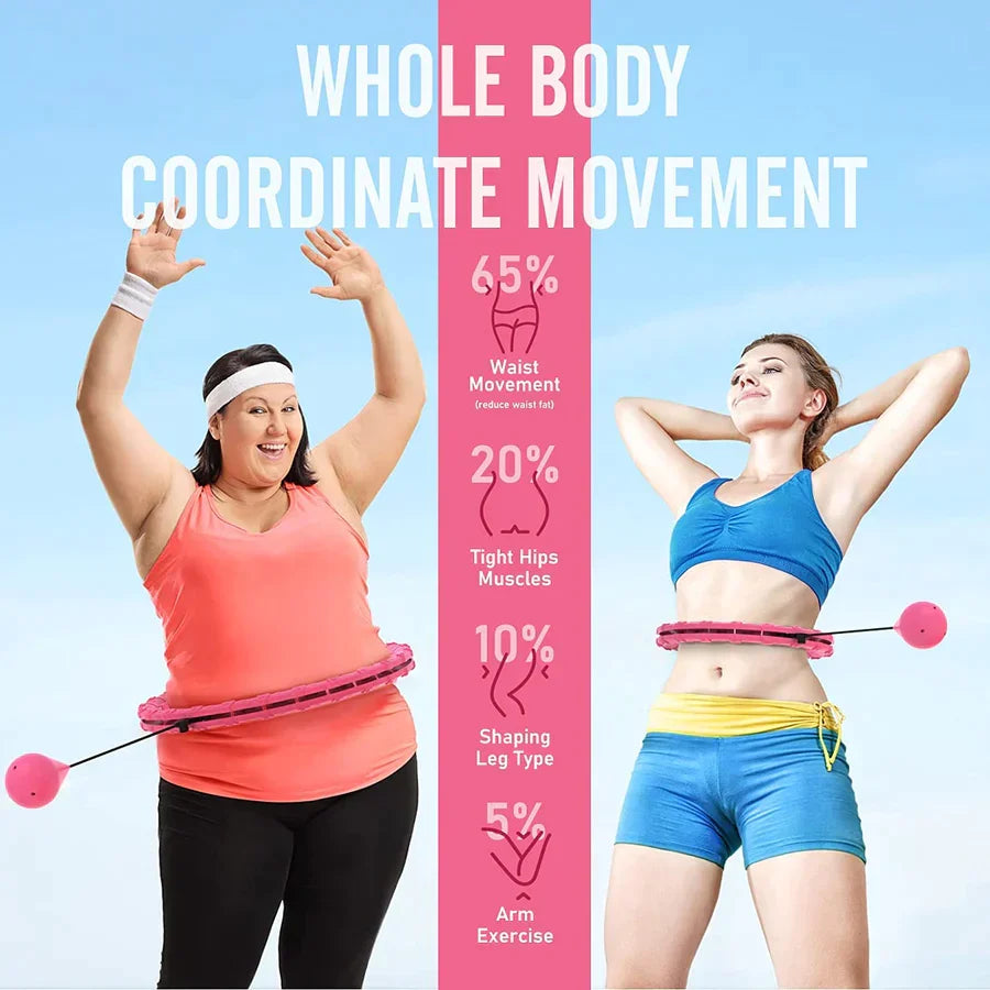 Weighted Smart Fitness Hip Hoop