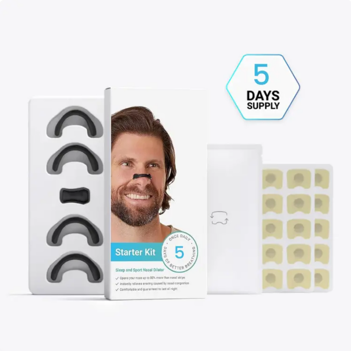 Intake Breathing Nasal Strip Starter Kit