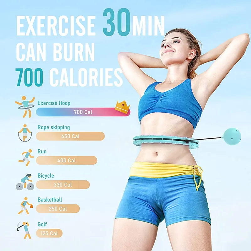 Weighted Smart Fitness Hip Hoop