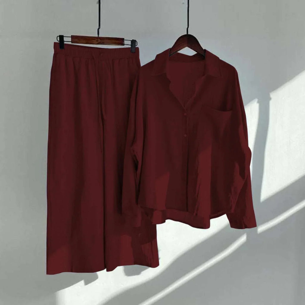 2-Pcs Stiched Co-Ord Set. (Assorted)