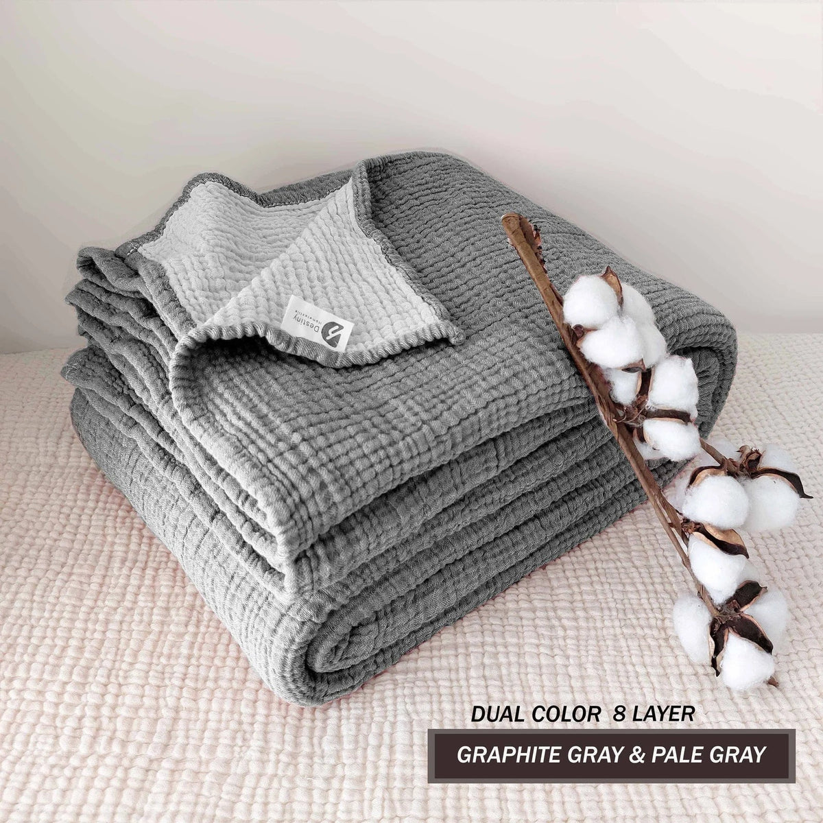 Assorted Winter Warm Gauze Blanket - Queen Size