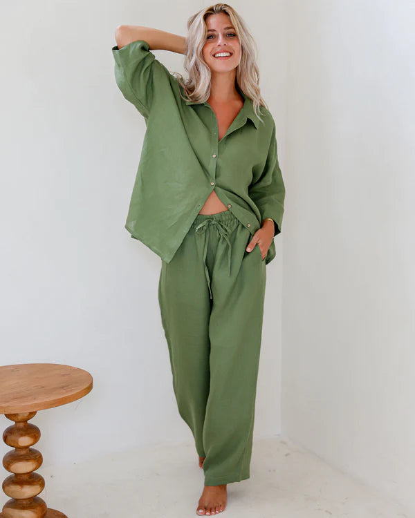 Women Casual Shirt And Trousers Co-ord Sets